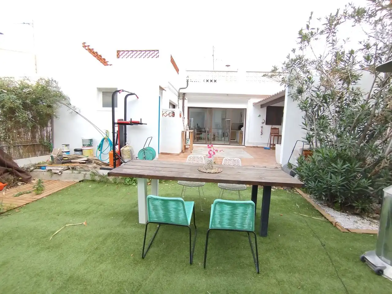 Garden of Houses for sale in El Campello  with Air Conditioner, Private garden and Terrace