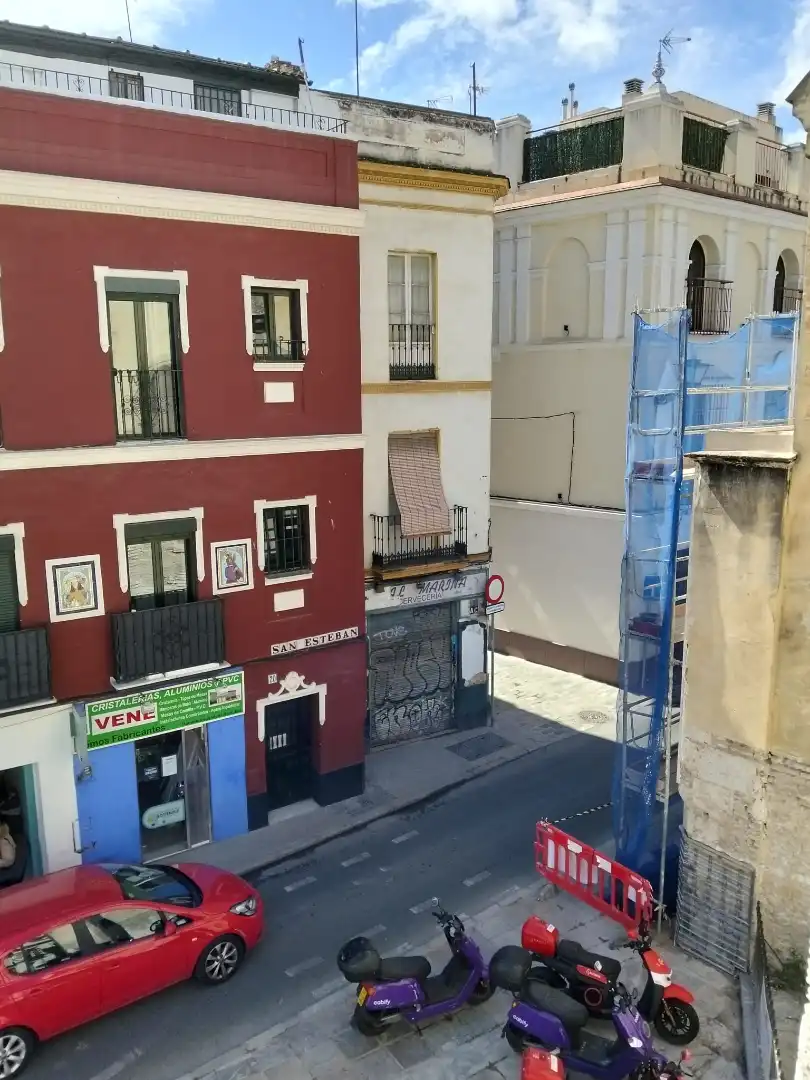 Exterior view of Detached homes for sale in Sevilla  with Air Conditioner, Terrace and Furnished