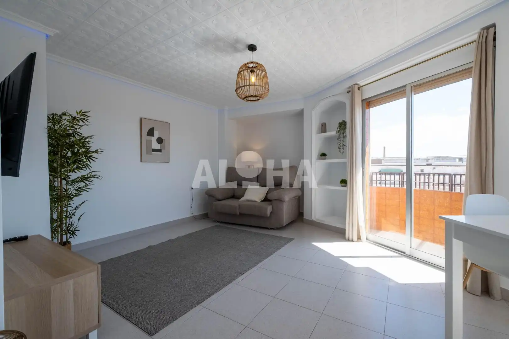Living room of Apartments for rent in Alfara del Patriarca  with Air Conditioner, Terrace and Furnished