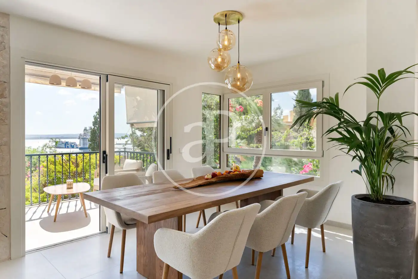 Comedor de Piso en venta en  Palma de Mallorca con Aire acondicionado, Calefacción y Jardín privado
