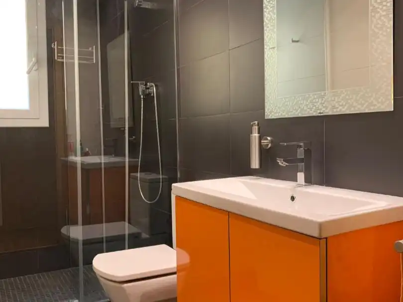 Bathroom of Flat for rent in Molins de Rei  with Heating, Parquet flooring and Terrace