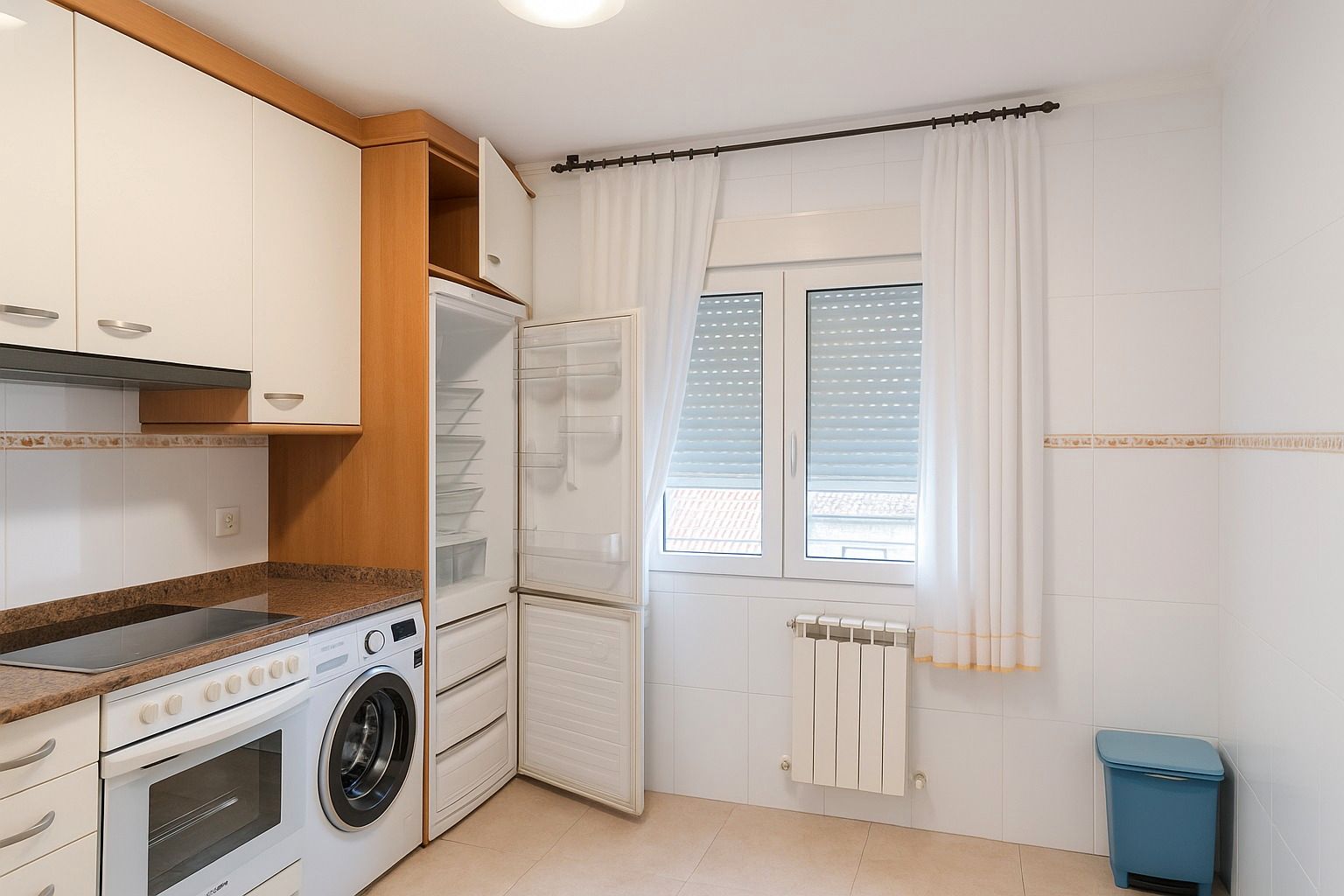 Kitchen of Flat to rent in Medio Cudeyo  with Heating, Terrace and Furnished