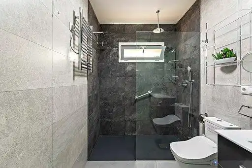 Bathroom of Houses for sale in Roquetas de Mar  with Air Conditioner, Private garden and Terrace