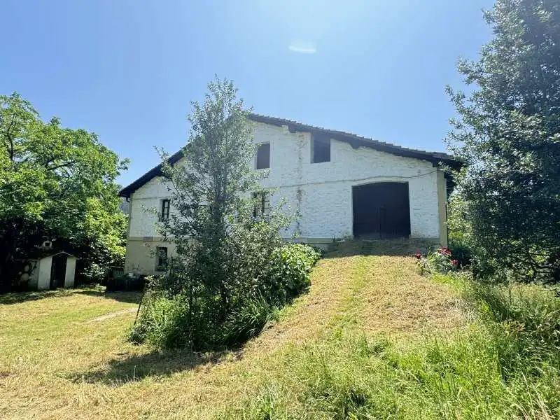 Vista exterior de Casa o chalet en venta en Antzuola con Jardín privado, Amueblado y Balcón