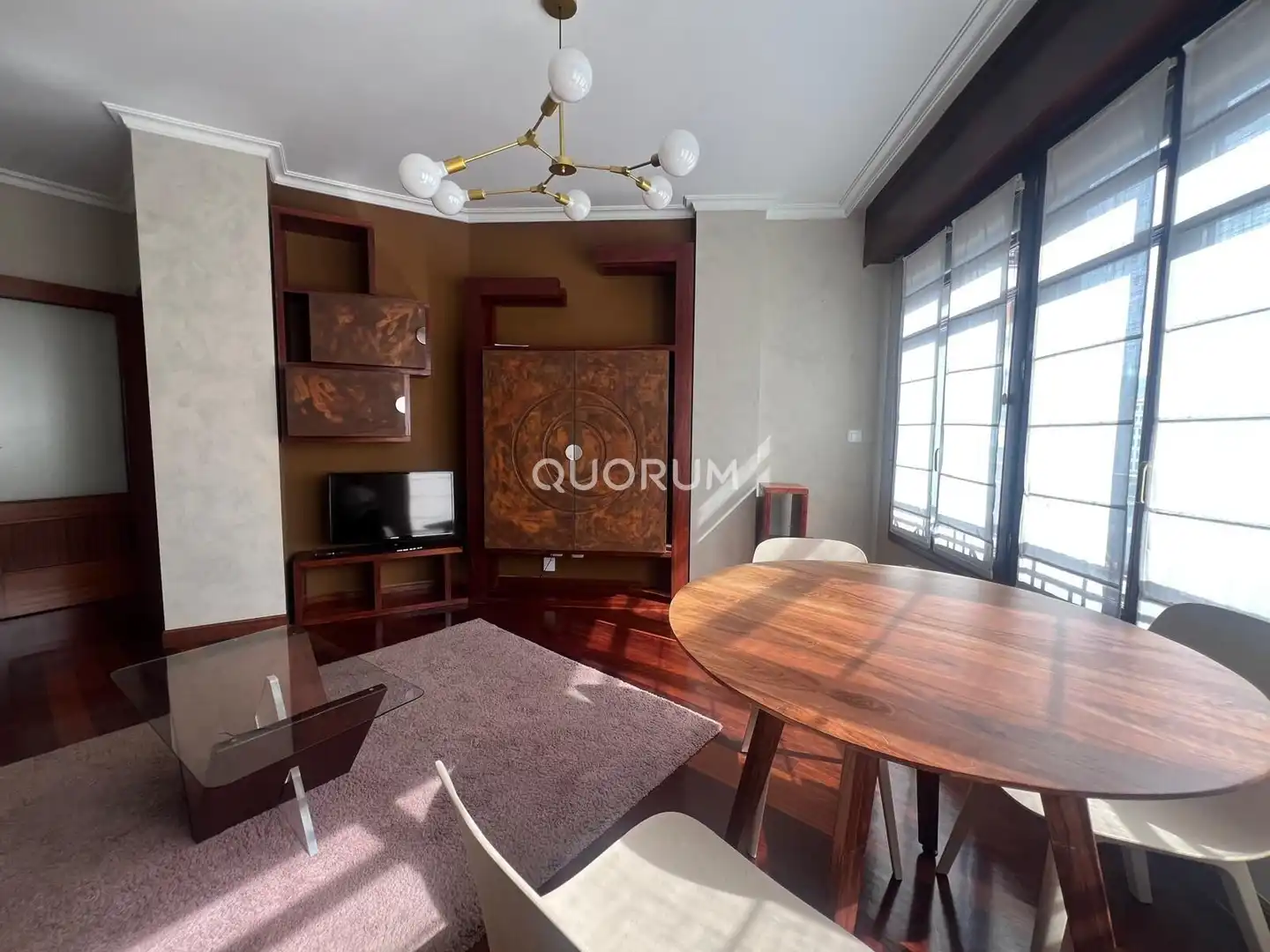 Living room of Flat for rent in Bilbao   with Heating and Furnished