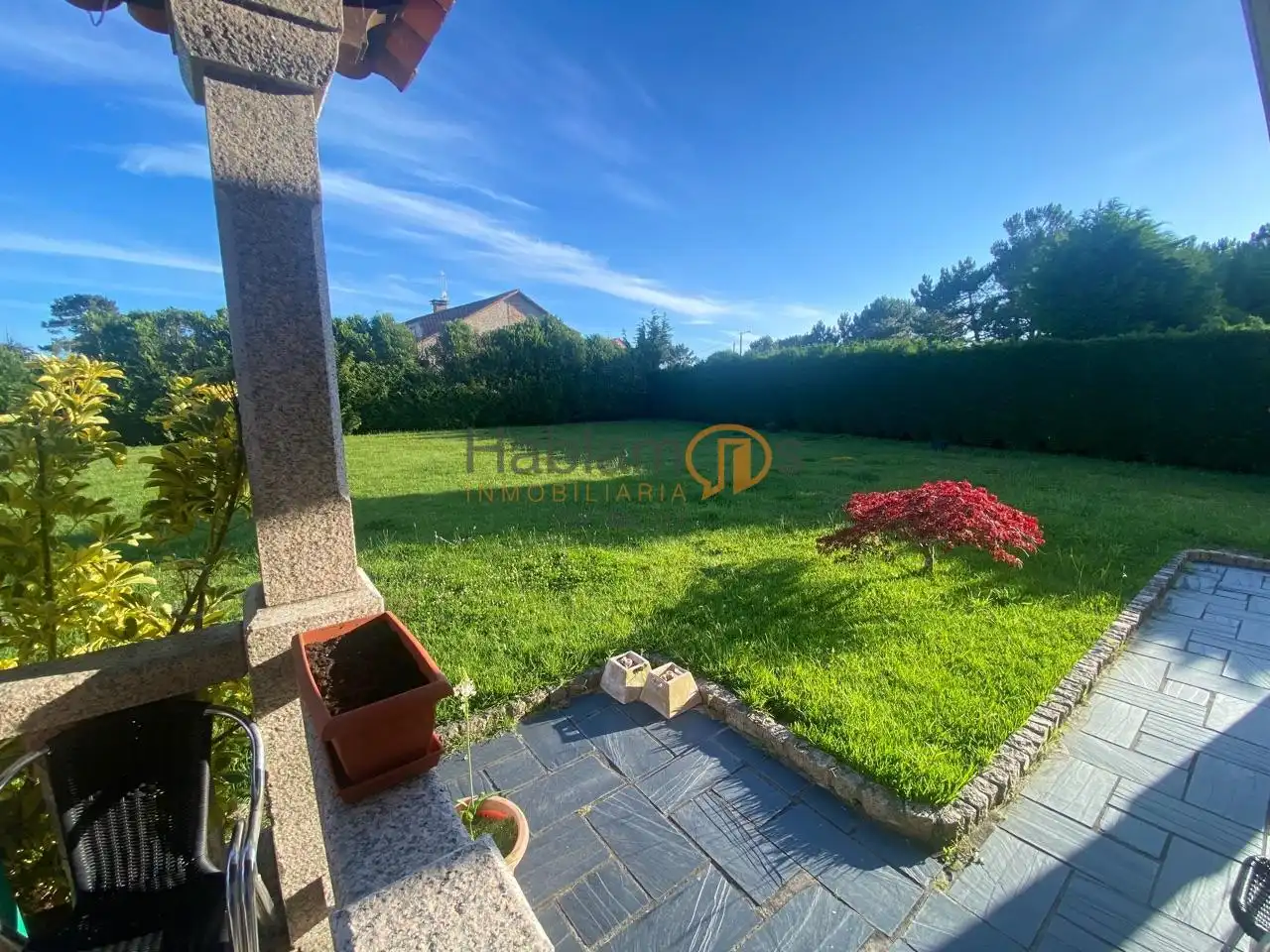 Jardín de Casa o chalet en venta en A Illa de Arousa  con Calefacción, Jardín privado y Terraza