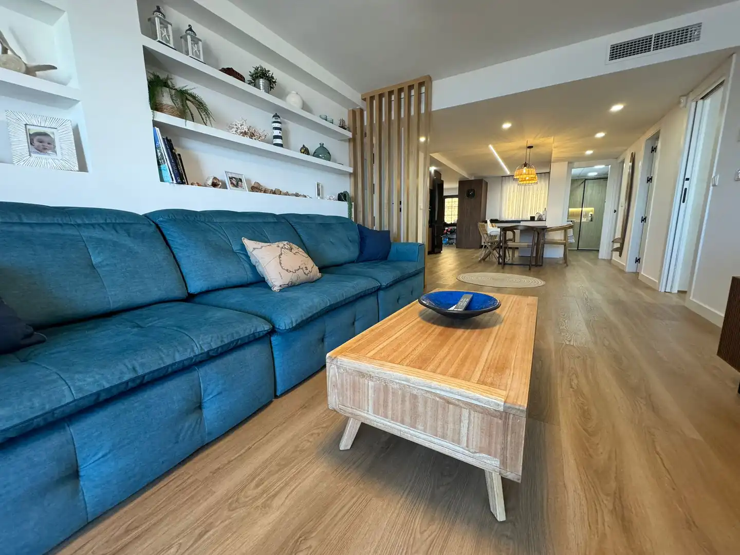 Living room of Ground floor for sale in Pilar de la Horadada  with Air Conditioner, Heating and Terrace