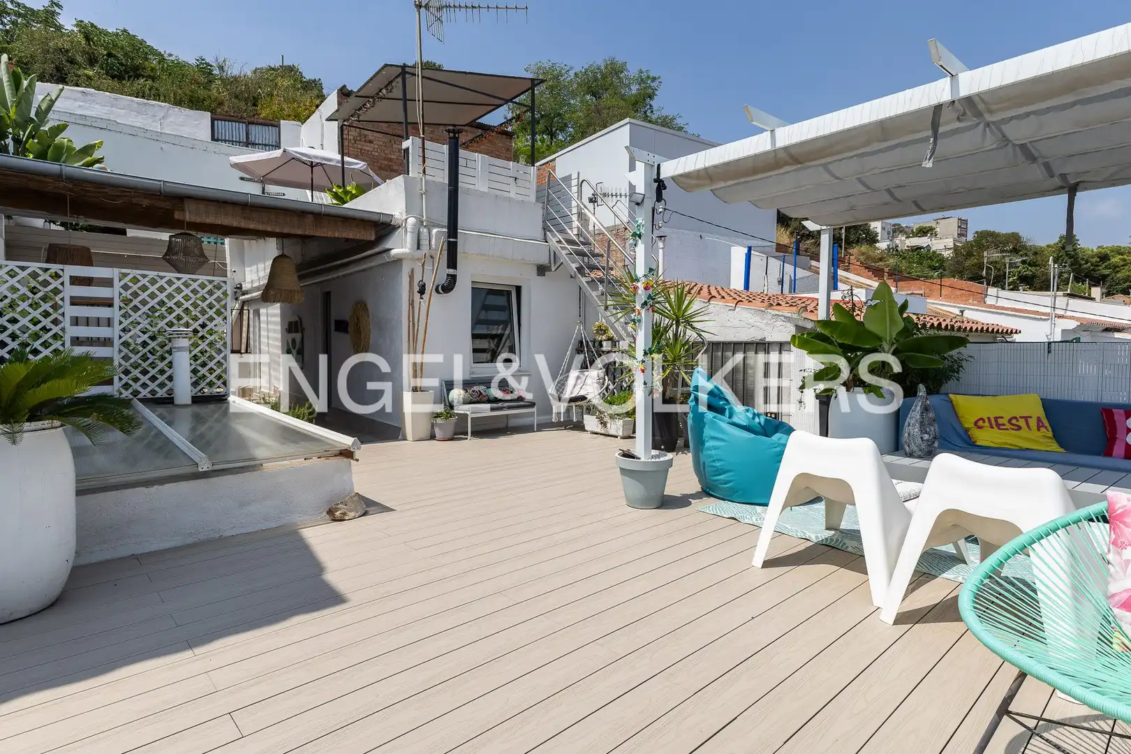 Terrassa de Casa adosada en venda en Montgat amb Calefacció, Parquet i Terrassa