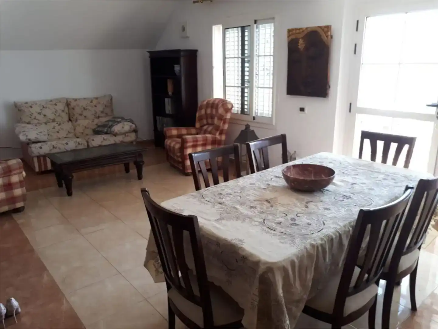 Menjador de Casa adosada en venda en San Bartolomé de Tirajana amb Aire condicionat i Piscina