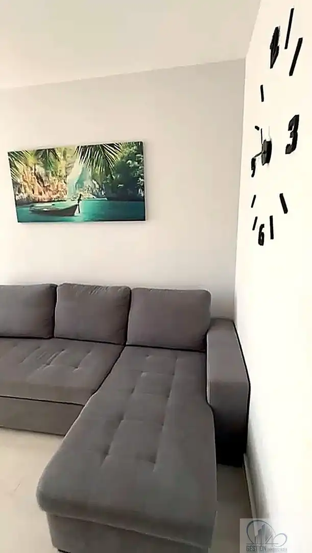 Living room of Attic for sale in Los Silos  with Terrace and Furnished