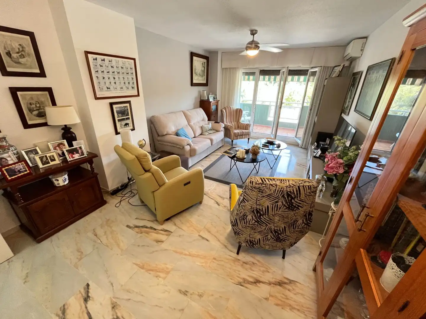 Sala de estar de Piso en venta en Málaga Capital con Aire acondicionado, Calefacción y Terraza