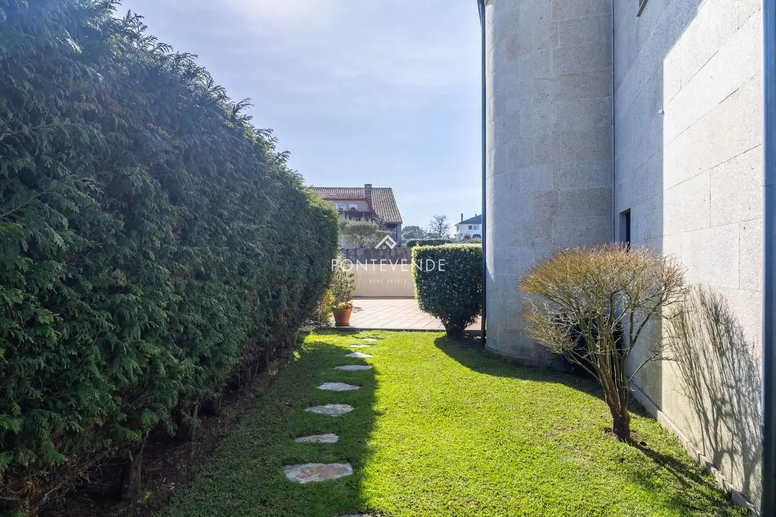 Jardí de Casa o xalet en venda en Vigo  amb Calefacció, Jardí privat i Terrassa