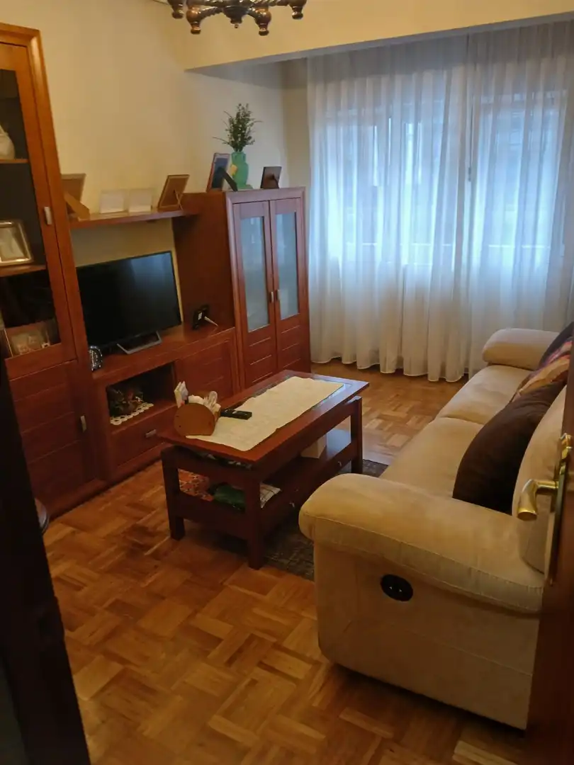 Sala de estar de Piso en venta en Avilés con Calefacción y Parquet