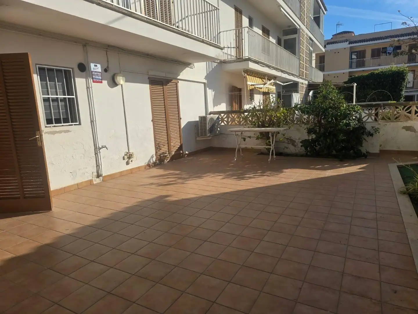 Terraza de Dúplex de alquiler con opción a compra en Alcúdia con Aire acondicionado, Calefacción y Jardín privado