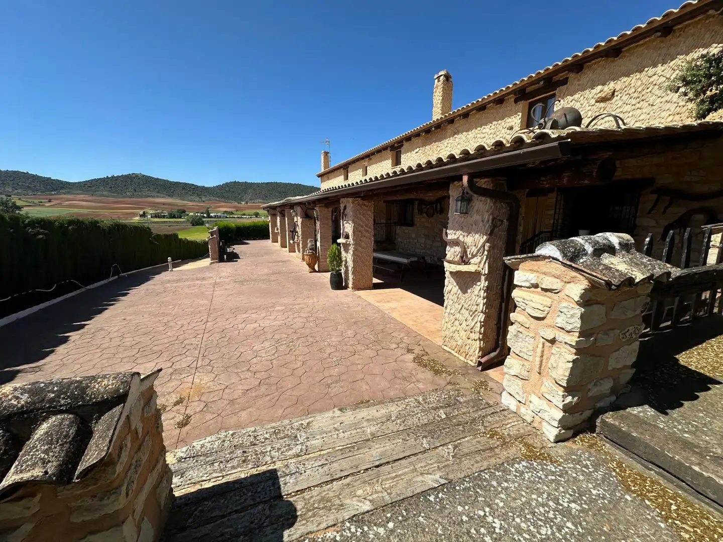Garden of Houses for sale in Villar de Olalla  with Air Conditioner, Heating and Private garden