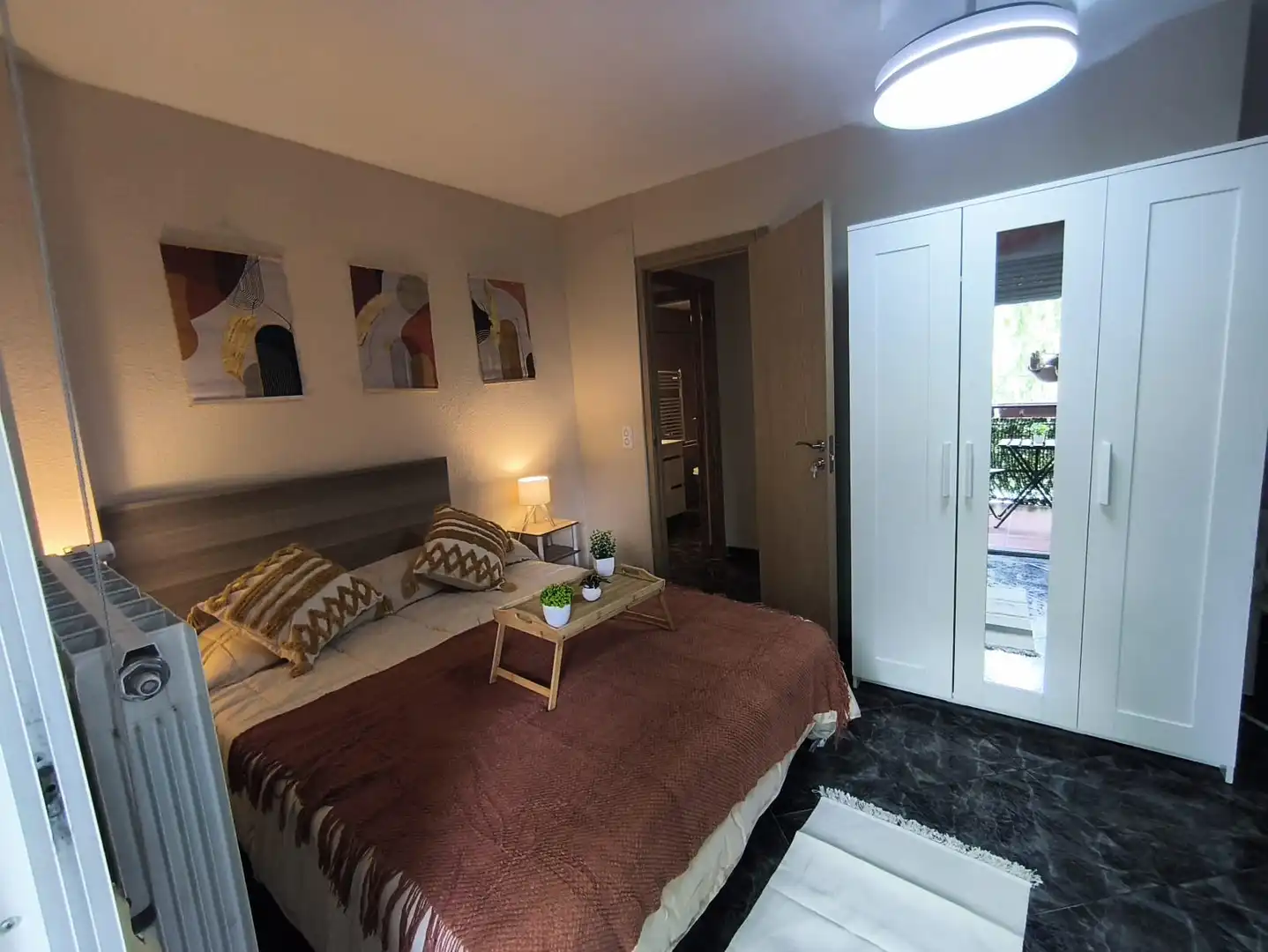 Bedroom of Flat for share in Collado Villalba  with Heating, Terrace and Furnished