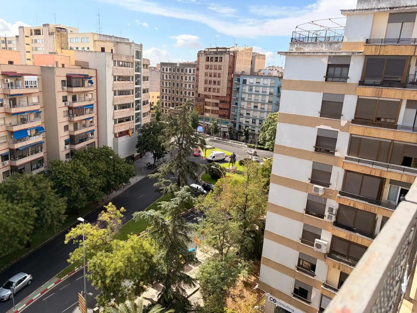Exterior view of Flat for rent in Cáceres  with Heating, Terrace and Furnished
