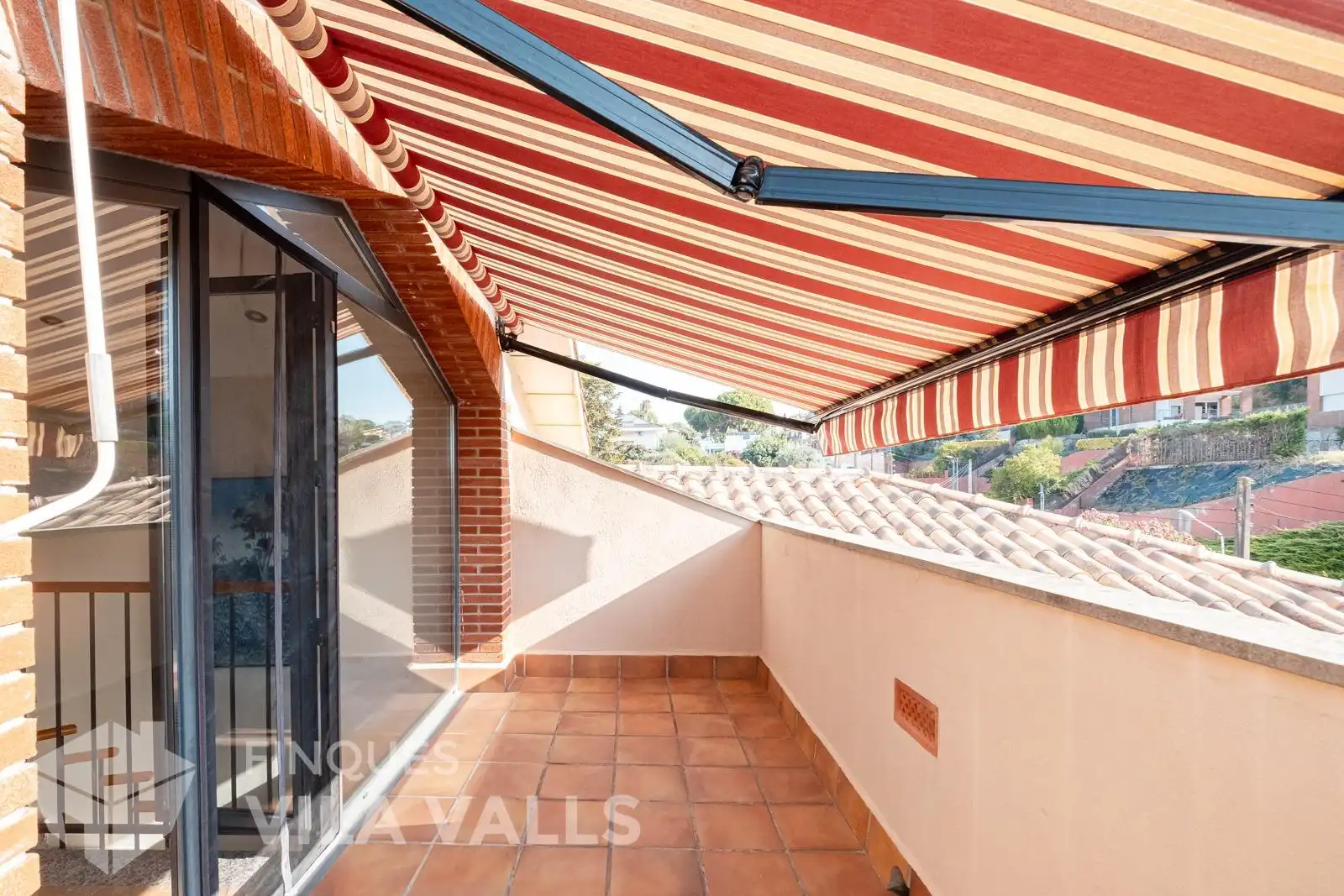 Terrassa de Casa o xalet en venda en Caldes de Montbui amb Calefacció, Jardí privat i Piscina