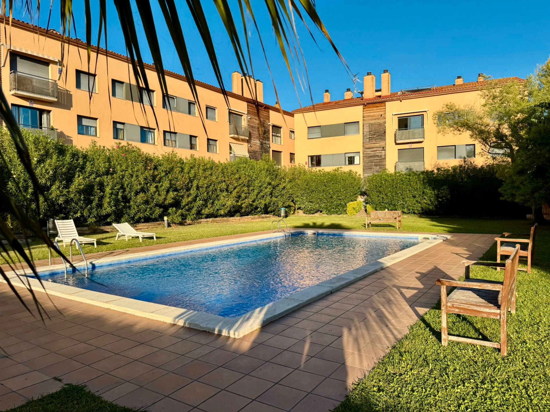 Swimming pool of Flat for sale in Calonge i Sant Antoni  with Air Conditioner, Heating and Furnished