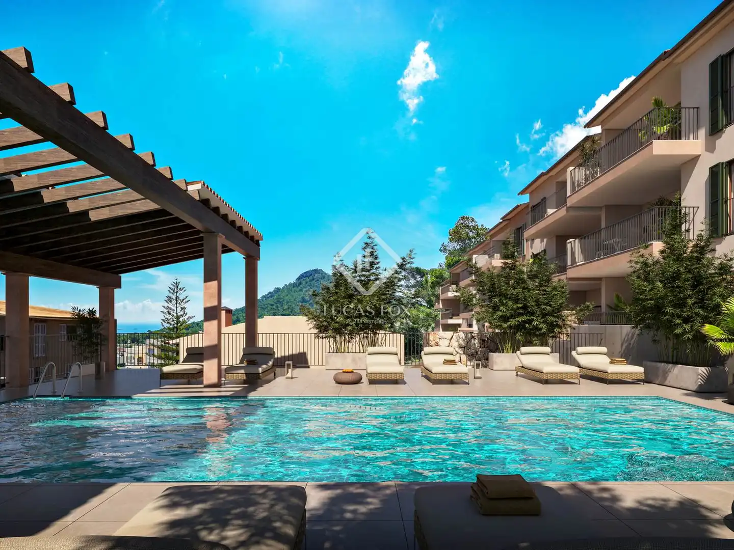 Swimming pool of Flat for sale in Capdepera  with Air Conditioner, Heating and Terrace
