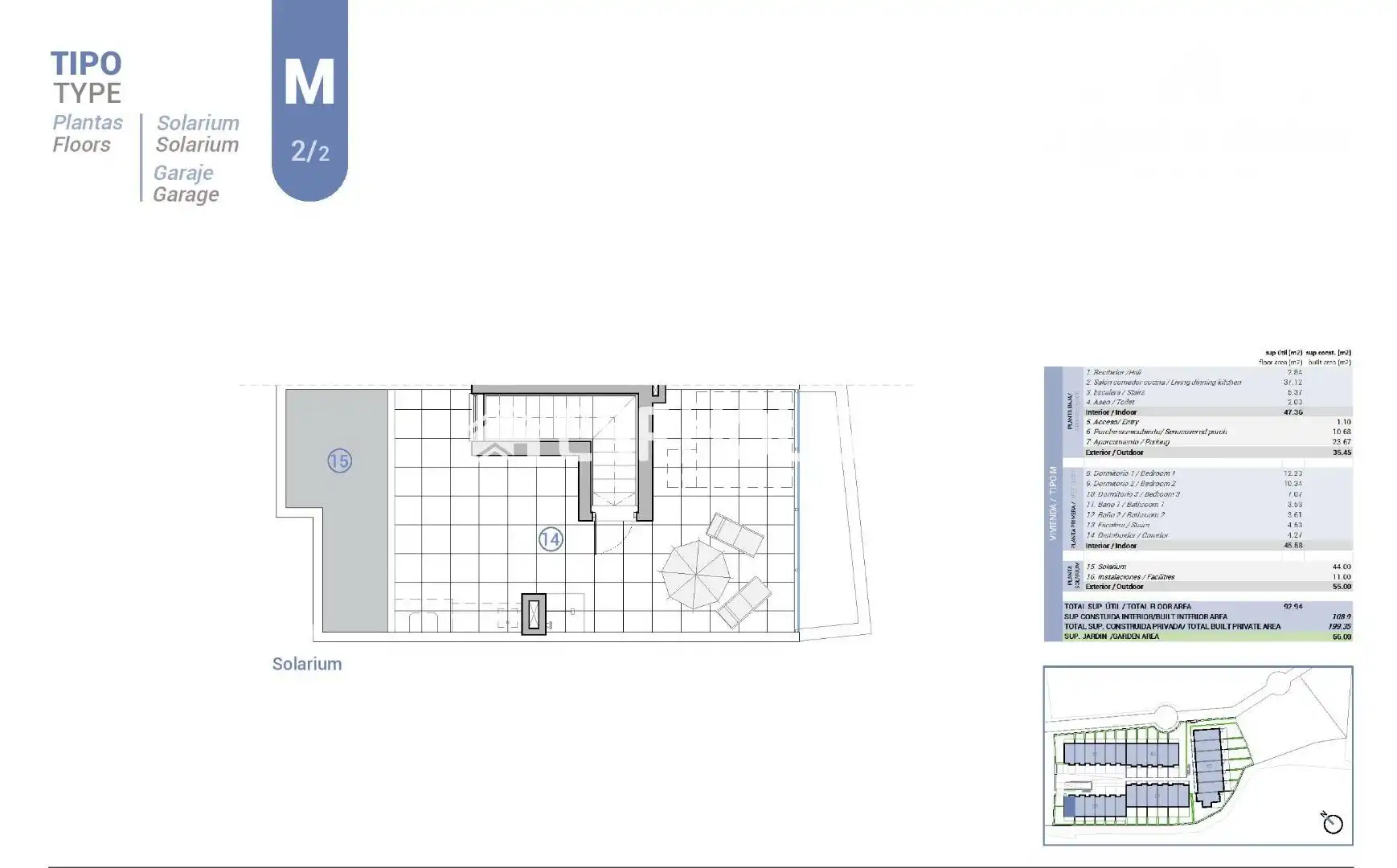 Bungalow con terraza en venta en Pueblo Español - Coveta Fumá, imagen 13