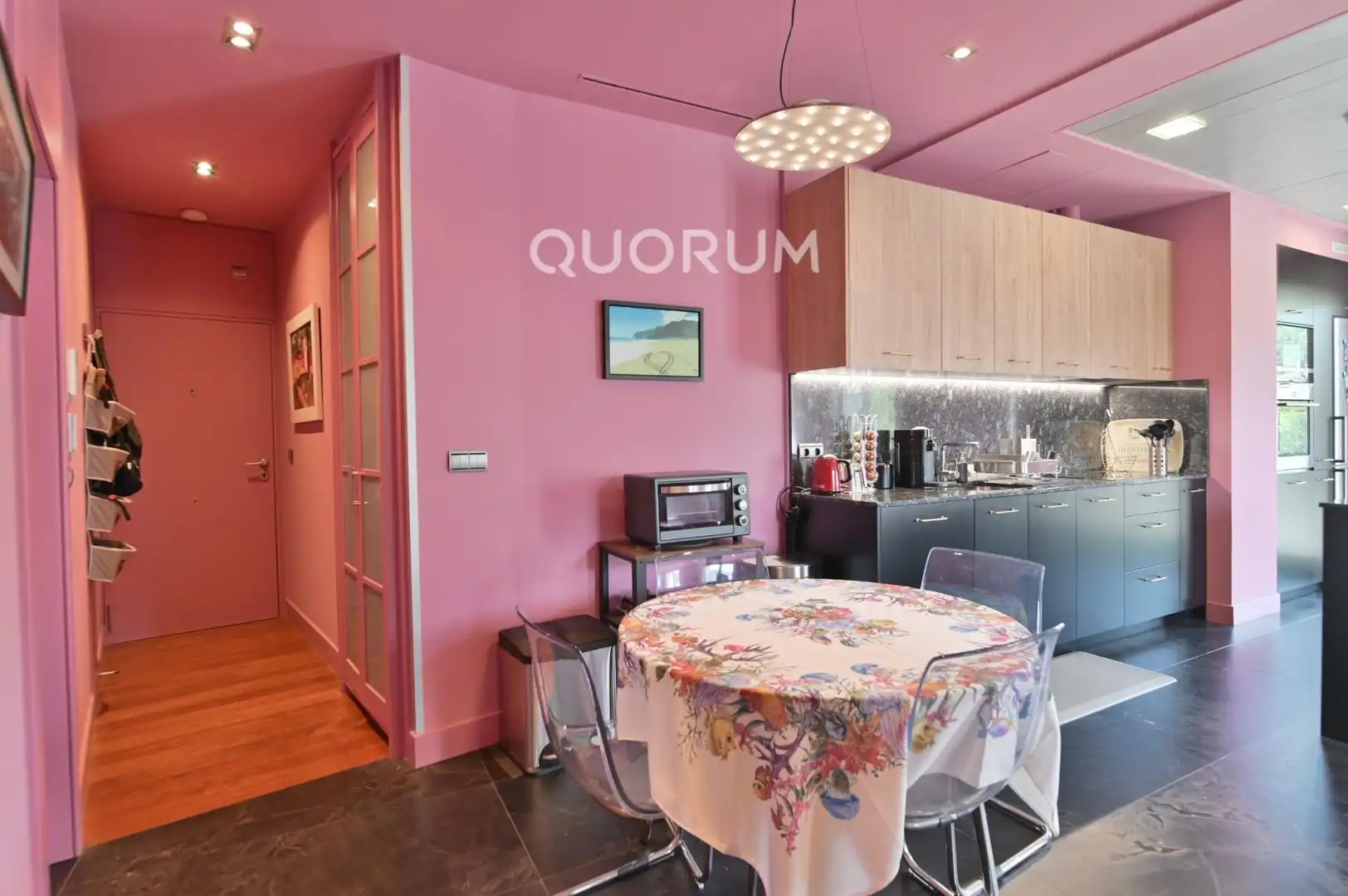 Küche von Wohnung zum Verkauf in Bilbao  mit Klimaanlage, Heizung und Terrasse