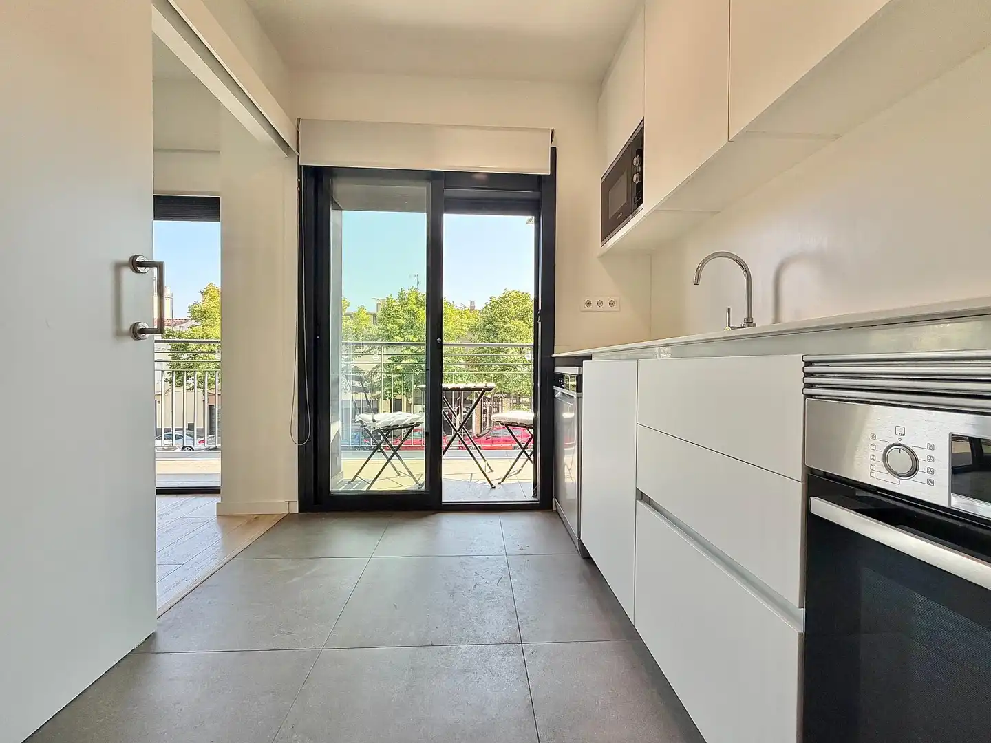 Terrasse von Wohnung zur Miete in Terrassa