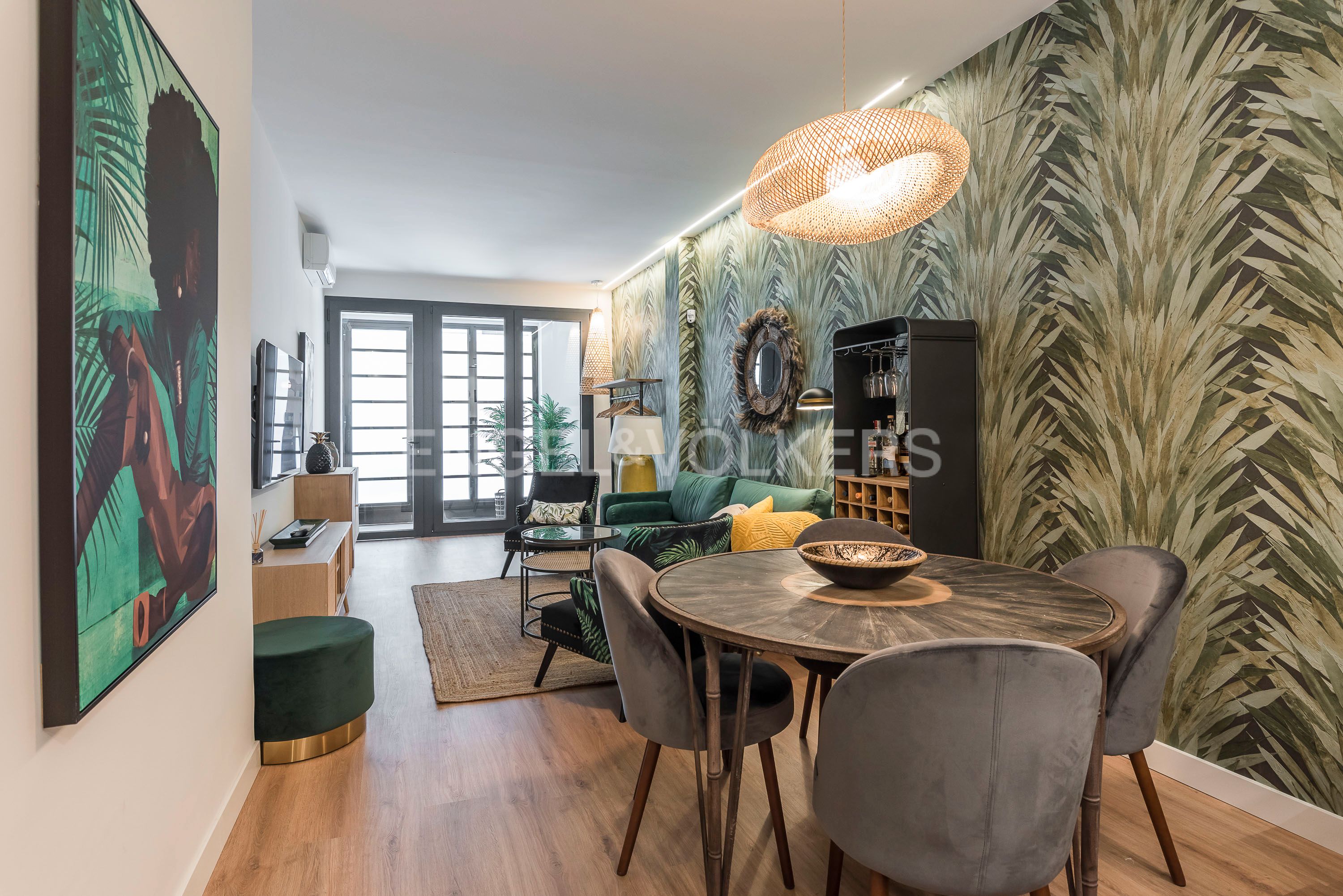Living room of Apartment for sale in  Madrid Capital  with Air Conditioner, Heating and Terrace