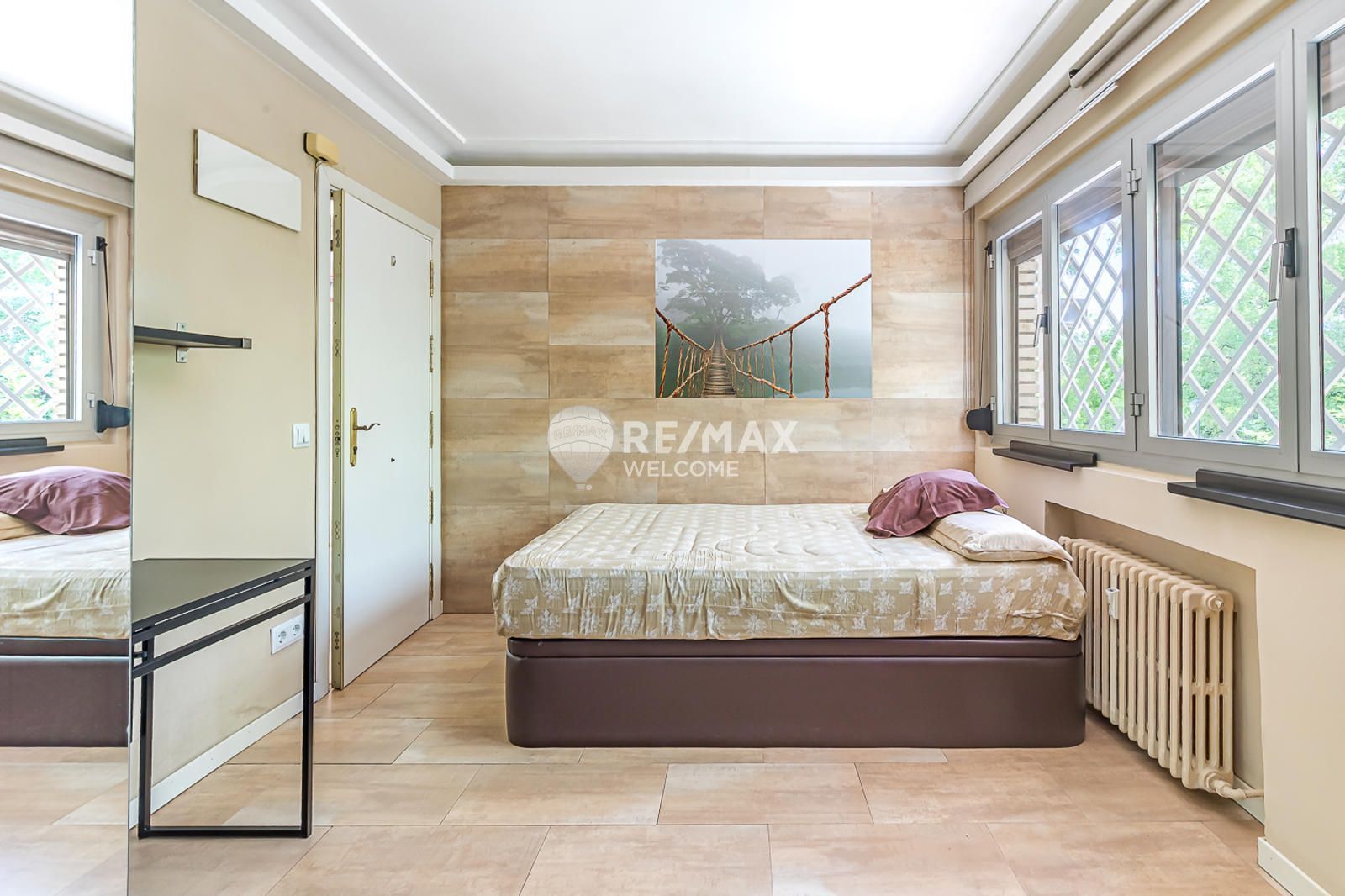 Bedroom of Flat for sale in  Madrid Capital  with Heating