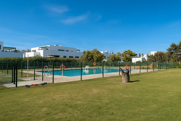 Swimming pool of Apartment for sale in Sotogrande  with Air Conditioner, Heating and Private garden