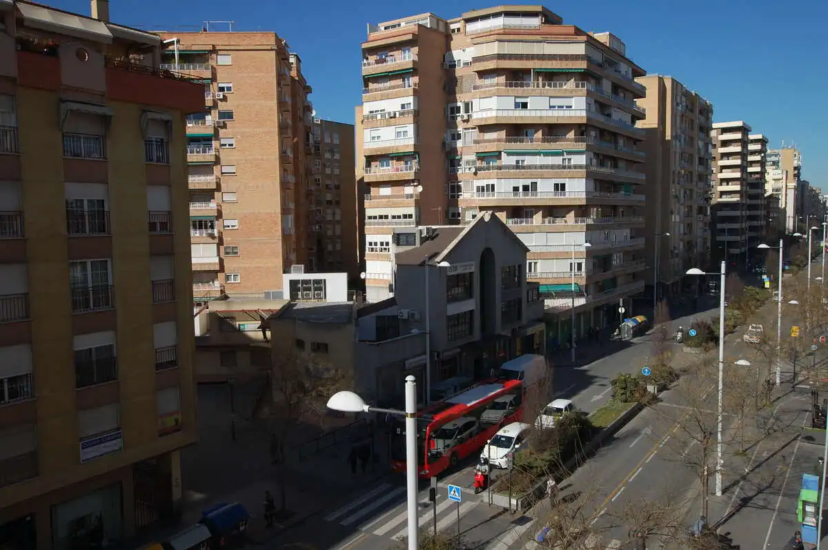 Exterior view of Flat for rent in Granada  with Furnished and Balcony
