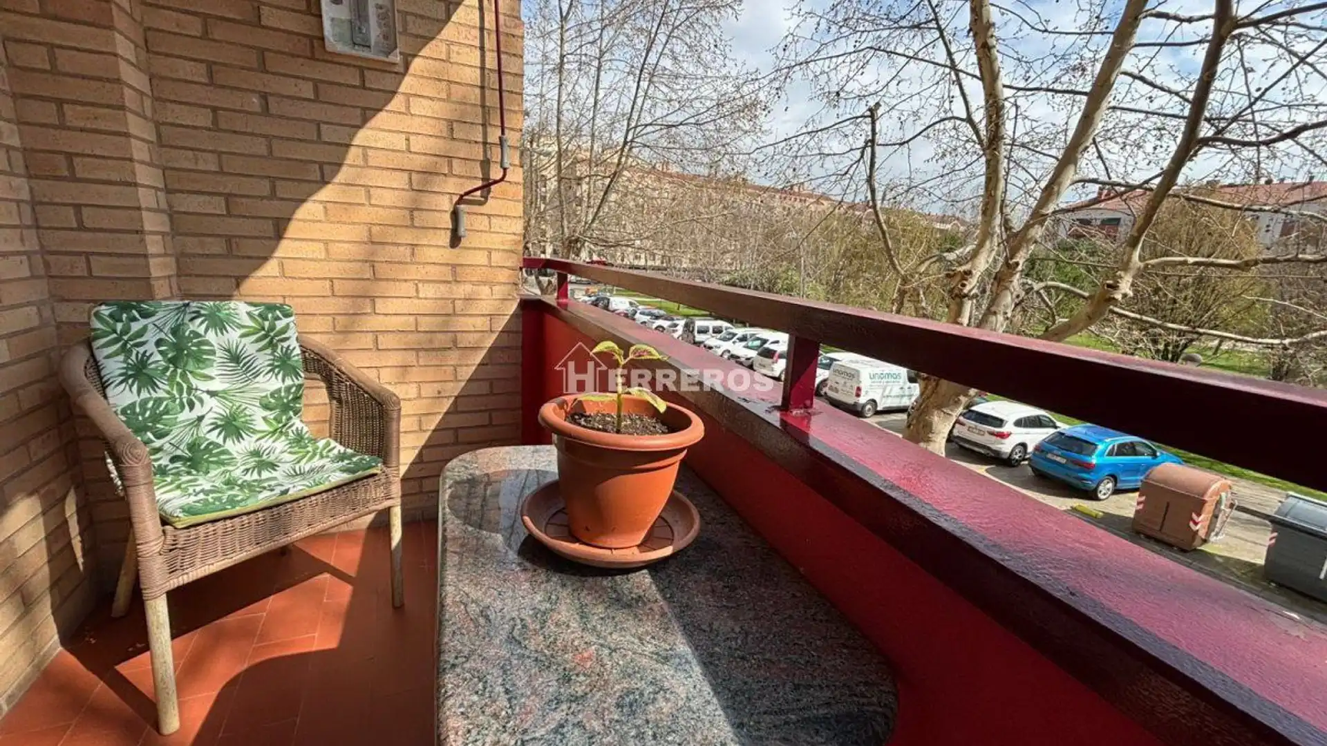 Balcony of Flat for sale in  Logroño  with Heating, Parquet flooring and Terrace