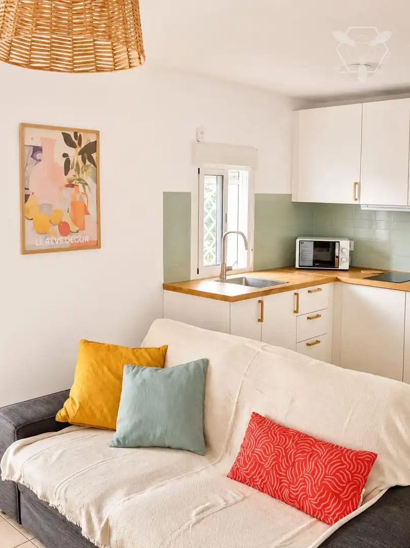 Kitchen of Flat for rent in Huelva  with Terrace and Furnished