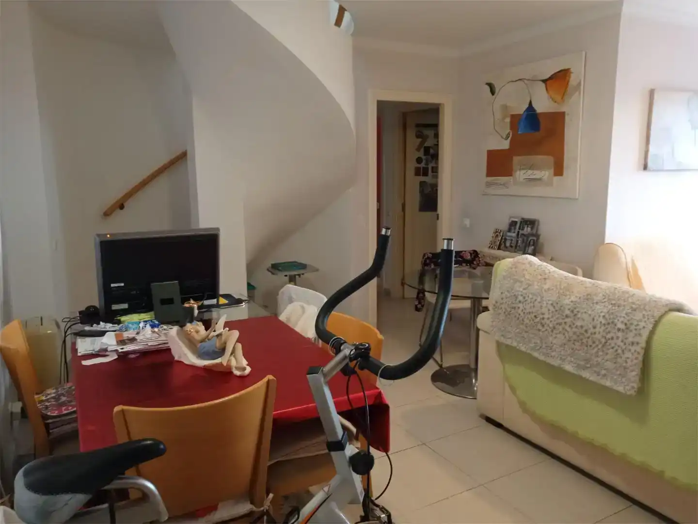 Sala de estar de Dúplex en venta en Maó - Mahón con Aire acondicionado, Jardín privado y Trastero