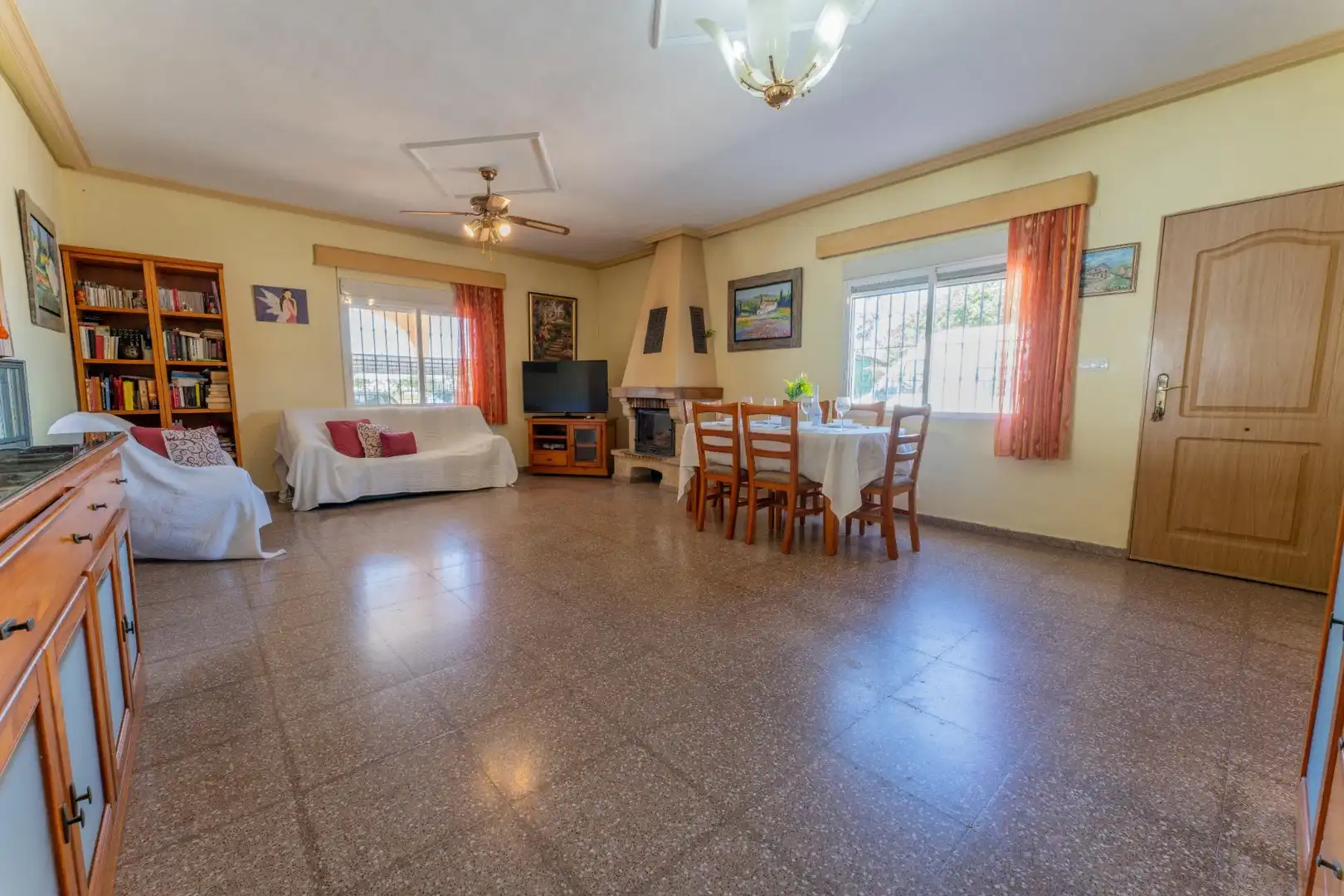 Sala de estar de Casa o chalet en venta en Elche / Elx con Aire acondicionado, Terraza y Piscina
