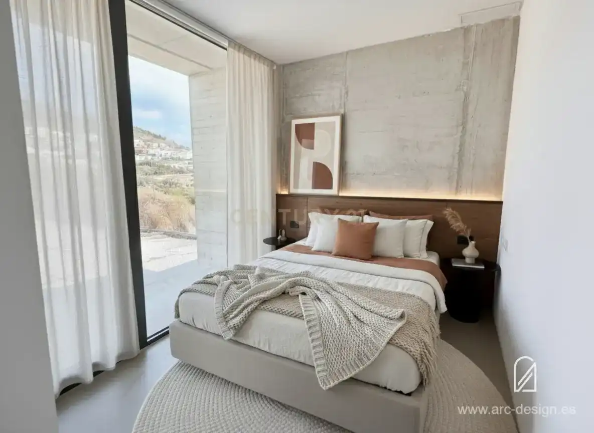 Dormitori de Casa o xalet en venda en Benalmádena amb Aire condicionat, Piscina i Rentadora