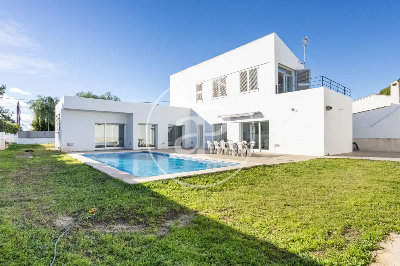 Vista exterior de Casa o chalet en venta en Moncada con Aire acondicionado, Calefacción y Jardín privado