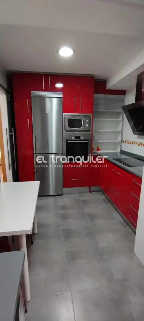 Kitchen of Flat for rent in Alcorcón  with Terrace, Furnished and Washing machine