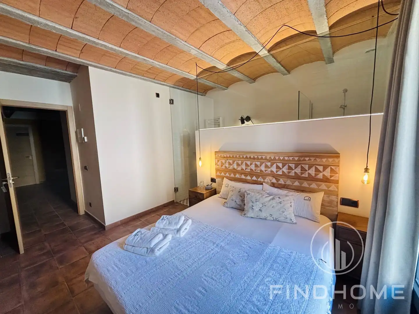 Bedroom of Country homes for sale in Les Preses  with Air Conditioner, Private garden and Terrace