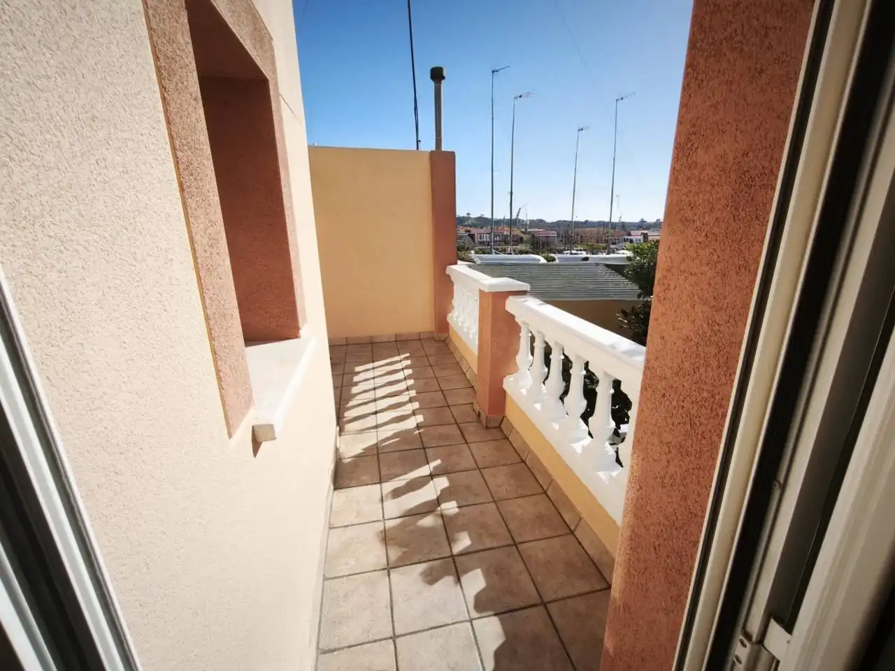 Terraza de Casa o chalet en venta en Santa Coloma de Gramenet con Aire acondicionado, Jardín privado y Parquet