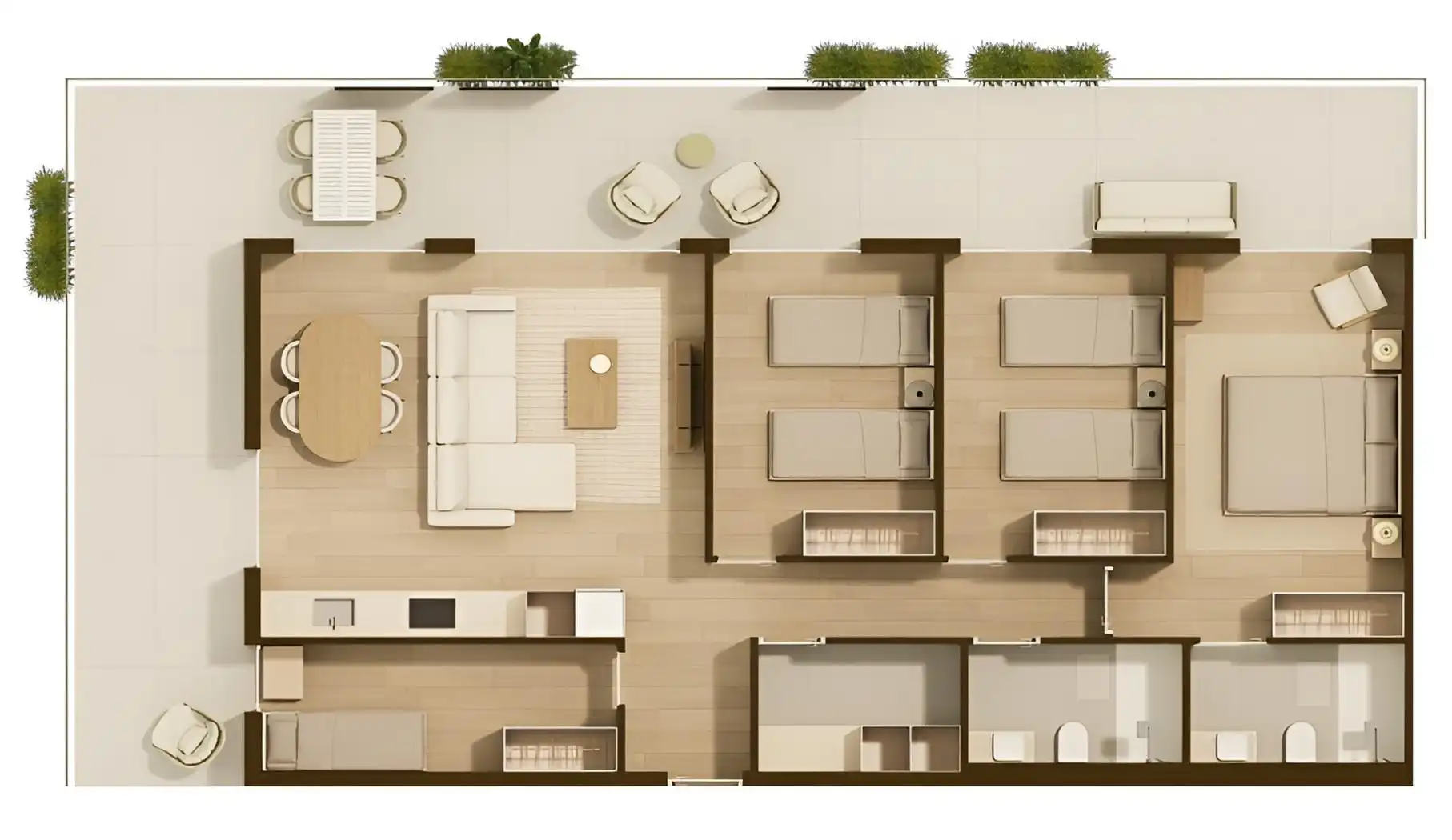 Appartement compact avec piscine à vendre à Calle Calle Soria 1, imagen 3