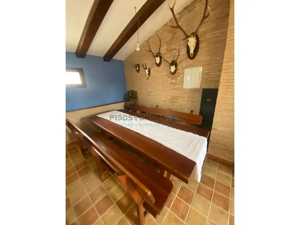 Dining room of Houses for sale in San Mateo de Gállego  with Air Conditioner, Private garden and Terrace