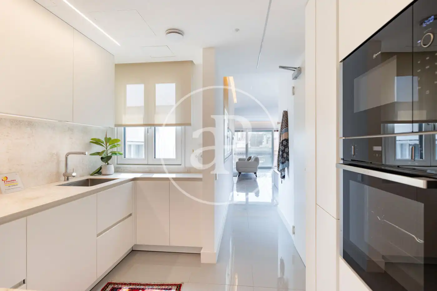 Kitchen of Flat for rent in Barcelona  with Air Conditioner, Heating and Terrace