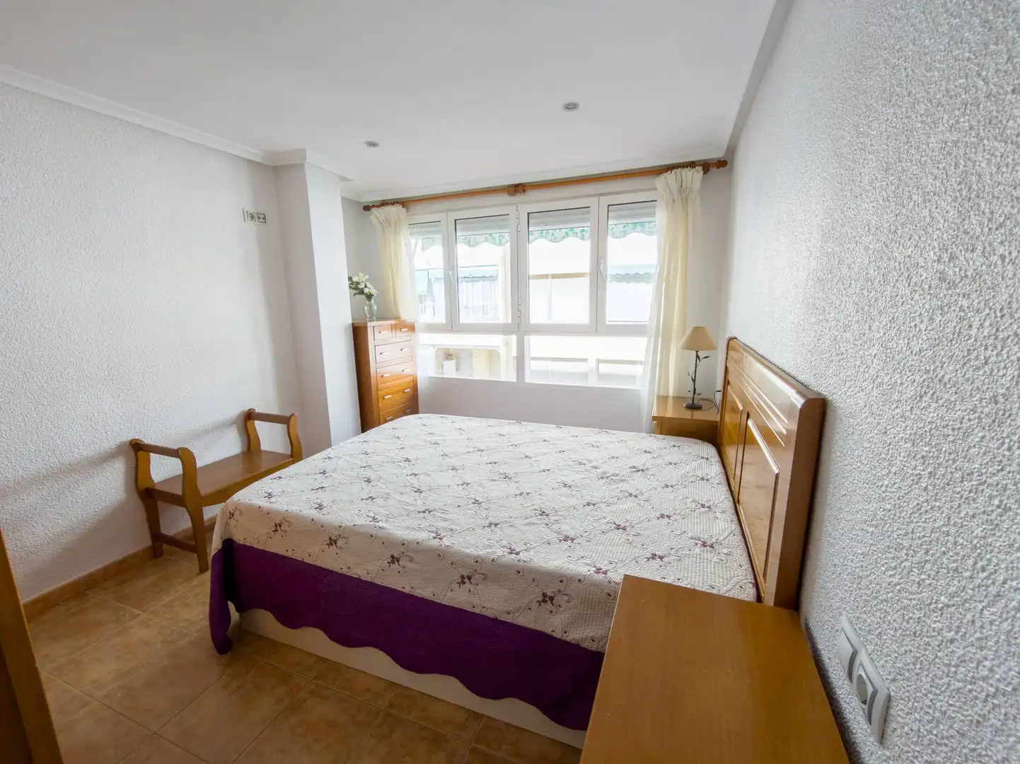 Bedroom of Flat for sale in Santa Pola  with Air Conditioner, Storage room and Furnished