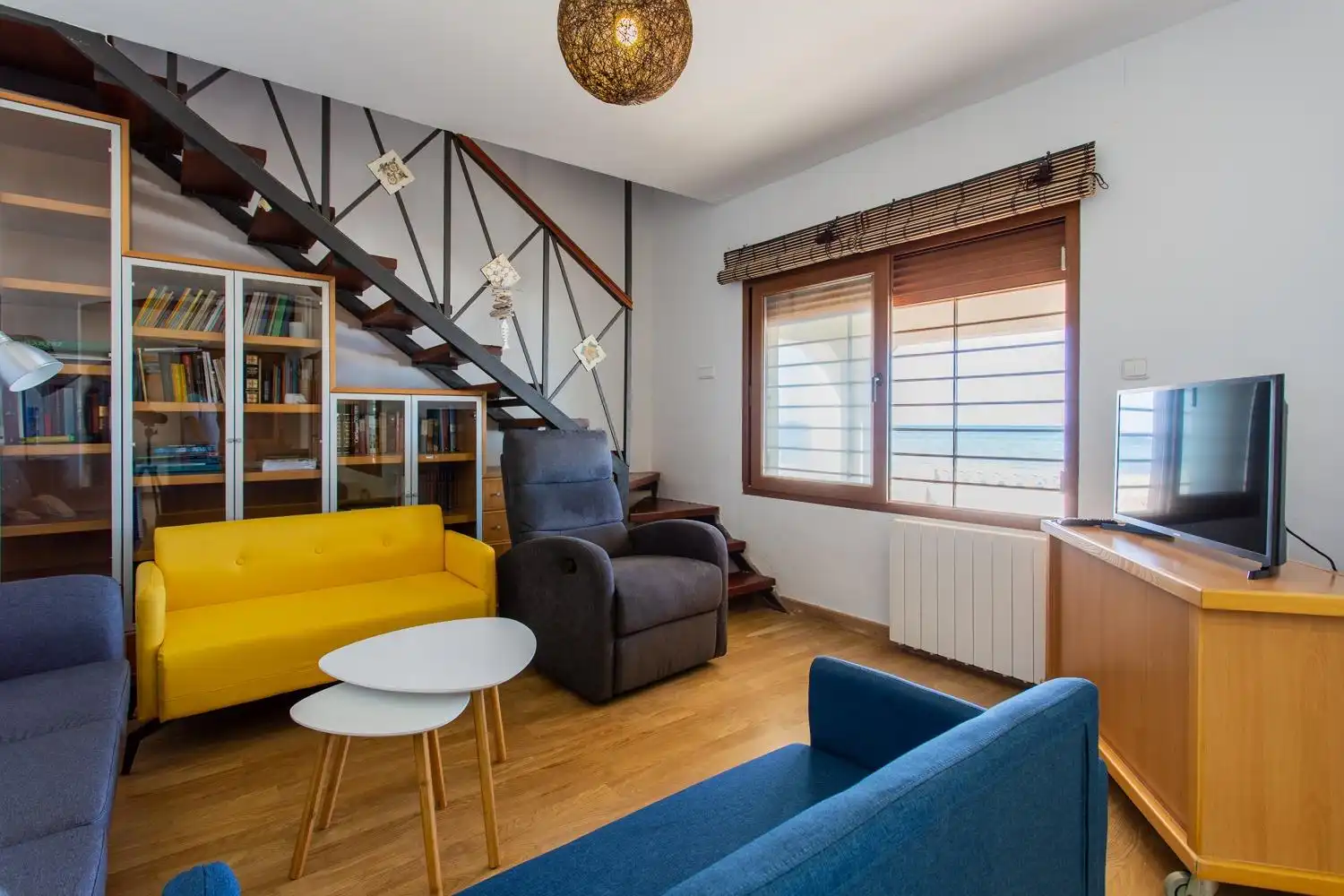 Sala de estar de Casa o chalet en venta en Cartagena con Aire acondicionado, Terraza y Amueblado