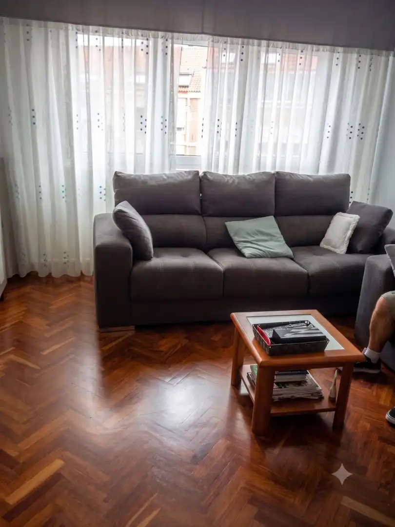 Living room of Flat for sale in Culleredo  with Heating, Parquet flooring and Storage room