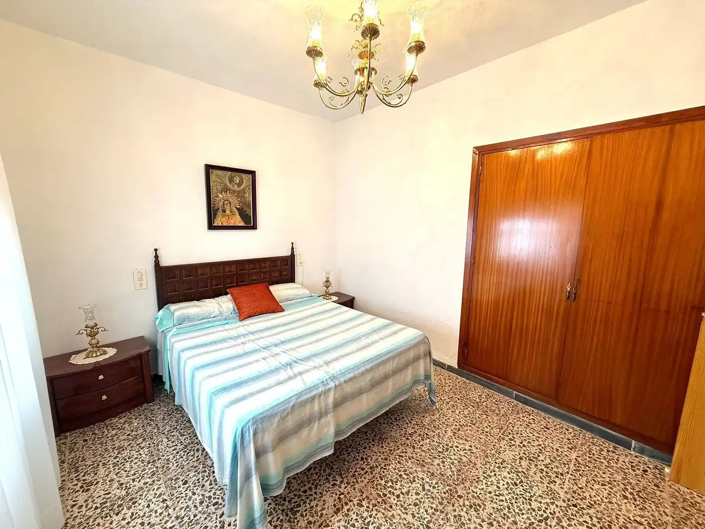 Schlafzimmer von Einfamilien-Reihenhaus zum Verkauf in Pulpí mit Heizung, Terrasse und Abstellraum