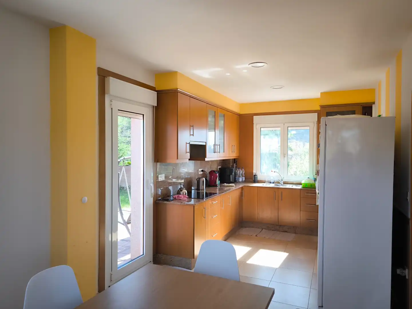 Cocina de Casa o chalet en venta en Meis con Calefacción, Jardín privado y Parquet