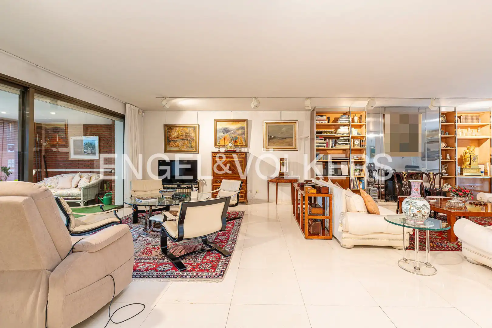 Sala de estar de Casa o chalet en venta en Madrid con Aire acondicionado, Calefacción y Jardín privado