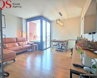 Living room of Flat for sale in  Barcelona Capital  with Air Conditioner, Heating and Balcony